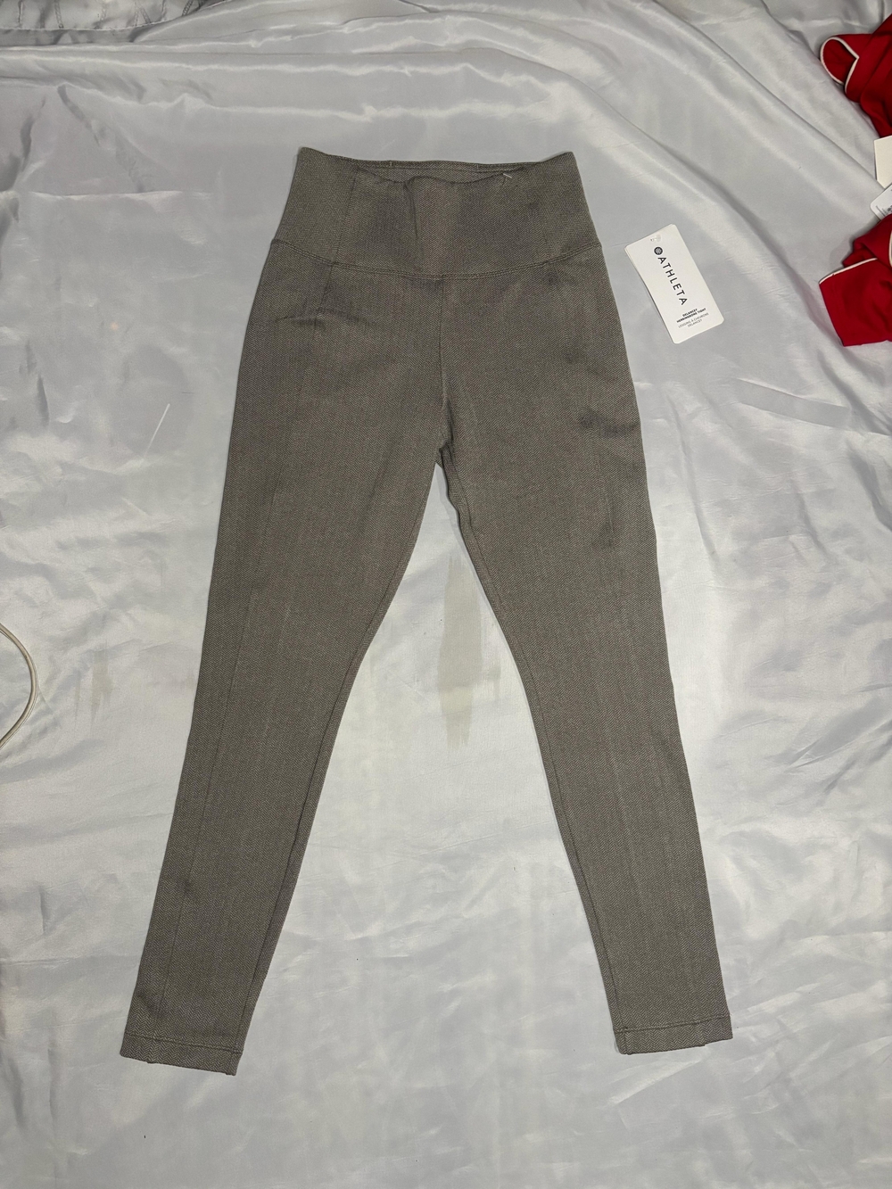 Athleta Slim High-Rise Charcoal Leggings